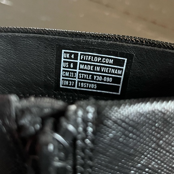 Fitflop Kinbay micro stud black ankle boots size 6 - Picture 7 of 10